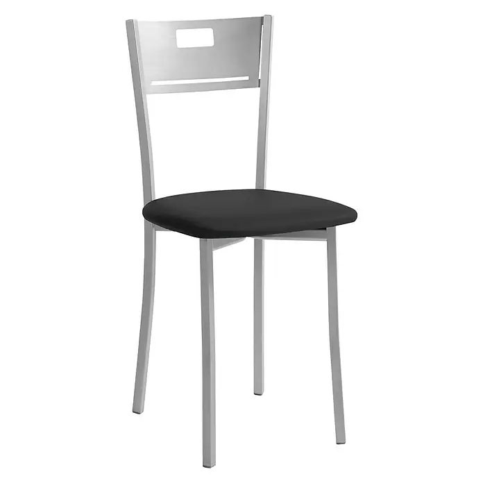 Silla Isa - L x An x Al: 86 x 40 x 45 cm, Negro