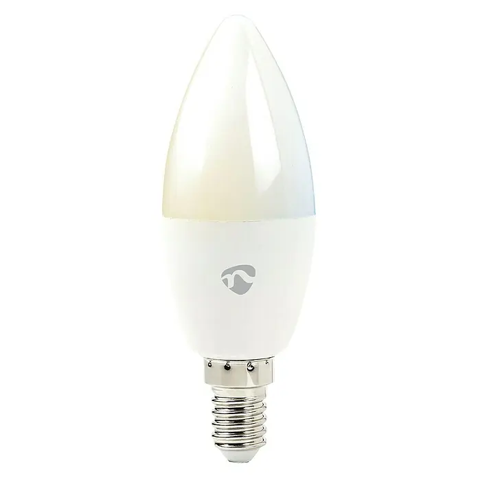 Nedis Smartlife LED-Leuchtmittel - E14, 4,5 W, Einstellbare Farbtemperatur, Dimmbar - Vorderansicht