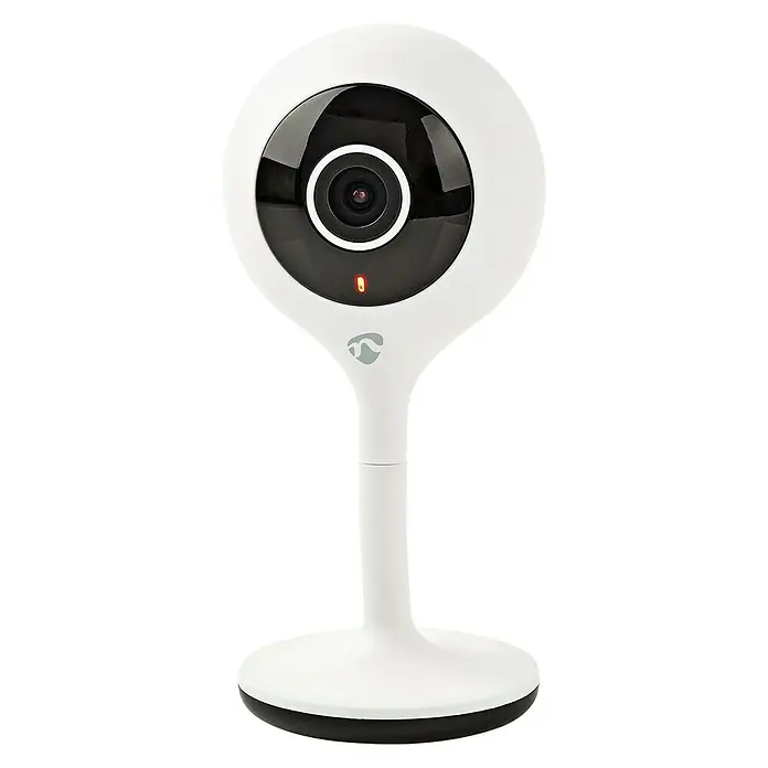 Nedis Smartlife IP-Innenkamera - Weiß, Netzbetrieben, 1.280 x 720 Pixel - Vorderansicht