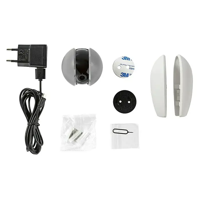 Nedis Smartlife IP-Innenkamera - Netzbetrieben, 1.280 x 720 Pixel, 110 ° - Vorderansicht