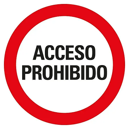 Pickup  Señal de prohibición