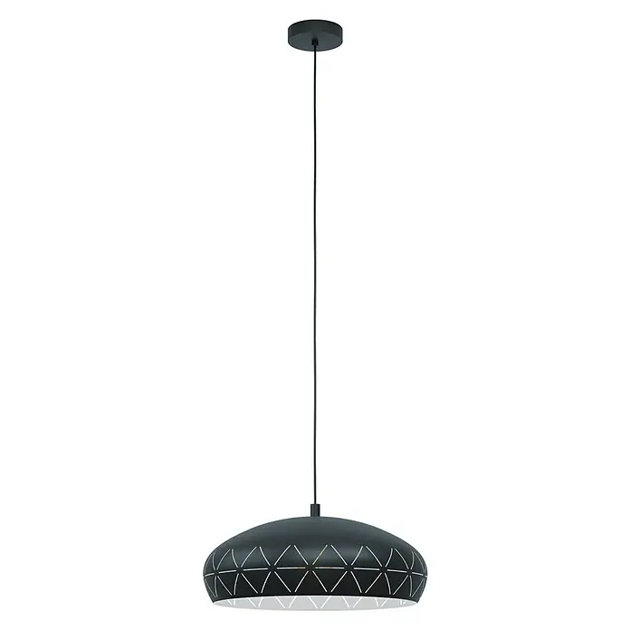 Eglo Pendelleuchte Ramon - Höhe: 110 cm, Durchmesser: 400 mm - Vorderansicht