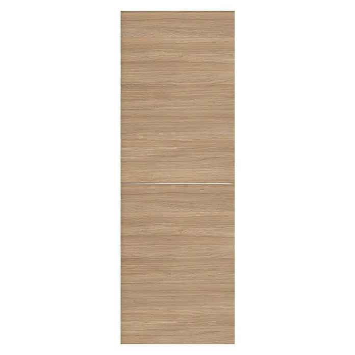 Puerta corredera de madera Roble Urban 100AL - 82,5 x 203 cm, Roble claro, Macizo