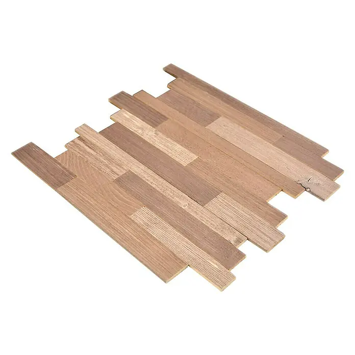 Selbstklebemosaik Woodland SWM PW1 - 30 x 30 cm, Holz, Braun/Beige - Ansicht von oben