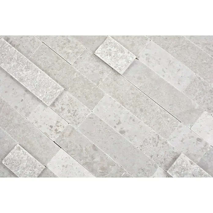 Selbstklebemosaik SAM 4NM32 - 30 x 27,5 cm, Naturstein, Grau - Detailaufnahme