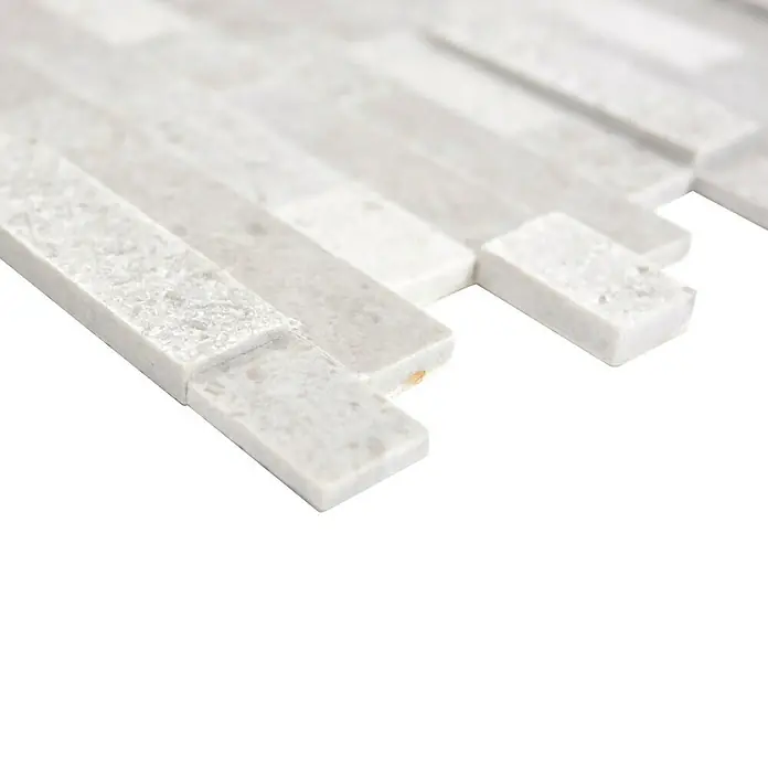 Selbstklebemosaik SAM 4NM32 - 30 x 27,5 cm, Naturstein, Grau - Detailaufnahme