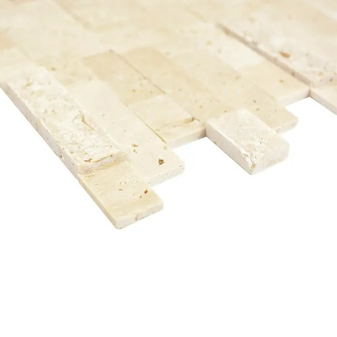 Selbstklebemosaik SAM 4NM42 - 30 x 27,5 cm, Naturstein, Beige - Detailaufnahme