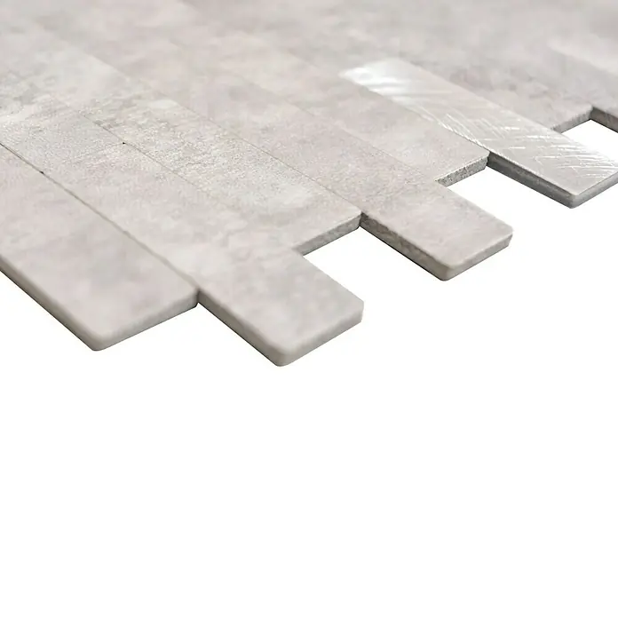 Zelfklevend mozaïek tegel SAM 4IL24GS - 30 x 29 cm, Vinyl, Cement grijs - Close-up