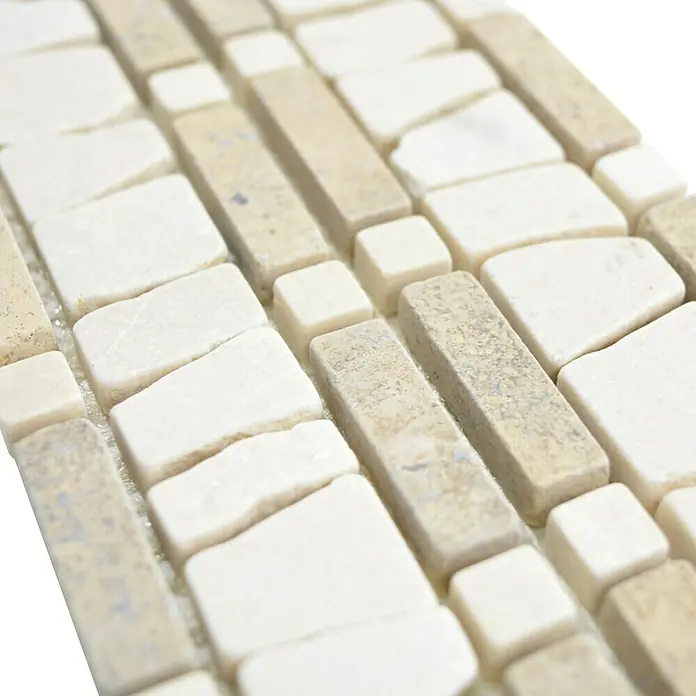 Fliesenbordüre Ladder BO LA BC07 - 30 x 5 cm, Beige/Braun, Matt - Detailaufnahme