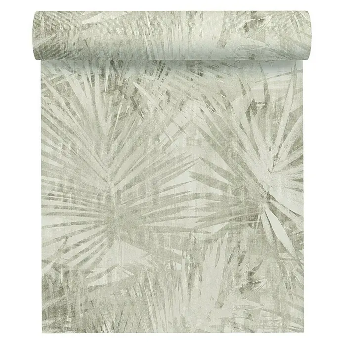 AS Creation Hygge Vliestapete - Hellgrün, Floral, 10,05 x 0,53 m - Vorderansicht
