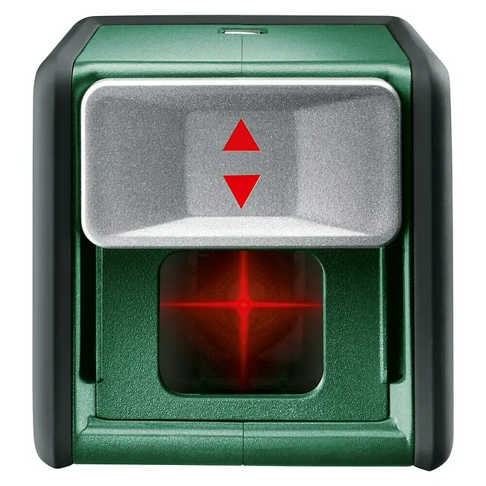 Bosch Kreuzlinienlaser Quigo - Max. Arbeitsbereich: 10 m, Winkel Laserlinien: 90 ° - Vorderansicht