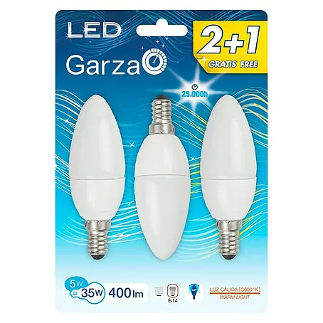 Garza  Bombilla LED Vela