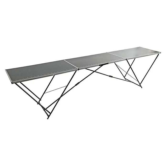 Lehnartz Tapeziertisch Deco Prince - 300 x 60 cm, Messskala, MDF laminiert - Linke Seitenansicht