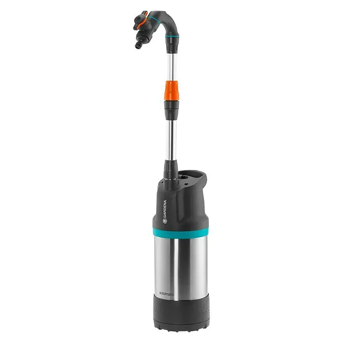 Gardena Regenfasspumpe 4700/2 inox automatic - Leistung: 550 W, Max. Fördermenge: 4.700 l/h - Vorderansicht