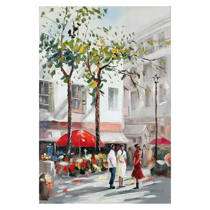 Cuadro pintado a mano Dipinto City - Ciudad