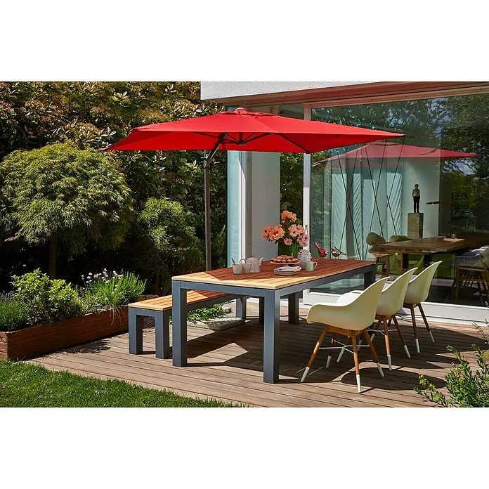 Sunfun Ampelschirm Florenz - Chili, 200 x 250 cm