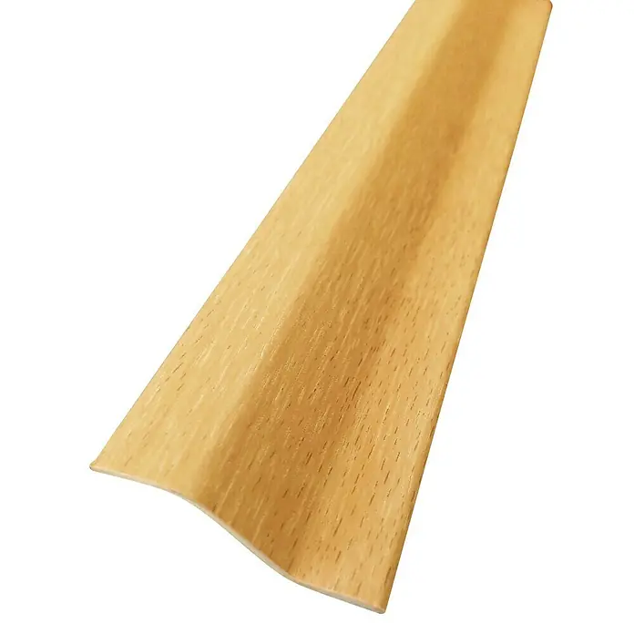Rufete Perfil de desnivel Haya - 1 m x 37 mm x 11 mm, PVC, Decorativa