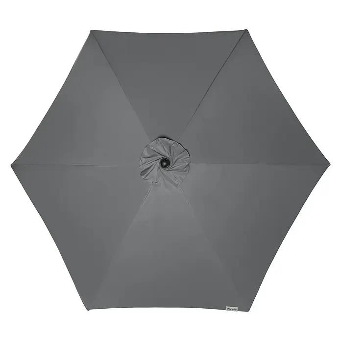 Doppler Active Kurbelschirm Auto Tilt - Anthrazit, Durchmesser: 320 cm - Ansicht von oben