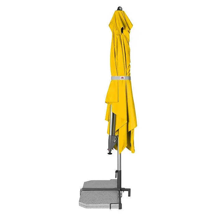Doppler Sunline Pendelschirm - Gelb, L x B: 298 x 225 cm - Vorderansicht