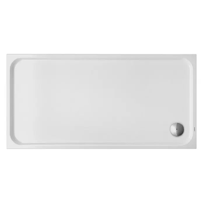Duravit D-Code Duschwanne - L x B: 180 x 90 cm, Kunststoff, Weiß, Mit Antirutsch-Oberfläche, Rechteckig - Ansicht von oben
