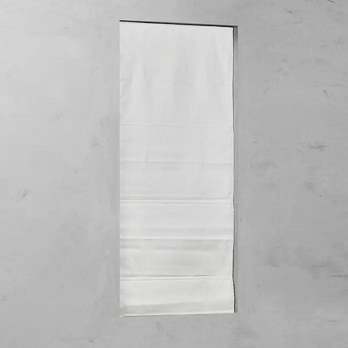 Raffrollo - B x H: 100 x 180 cm, Weiß - Vorderansicht