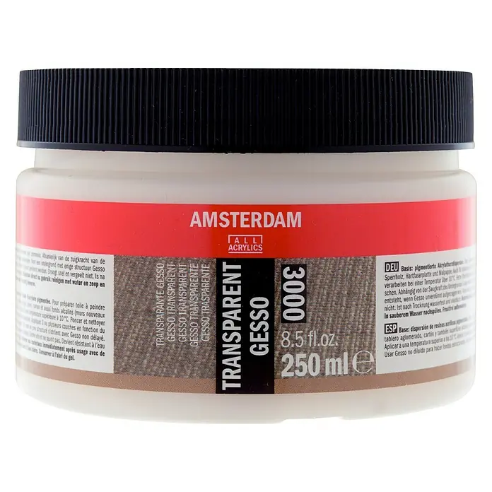 Talens Gesso acrílico - Transparente, 250 ml