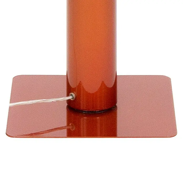 Artemide Stehleuchte Ilio - Höhe: 175 cm, Orange - Vorderansicht