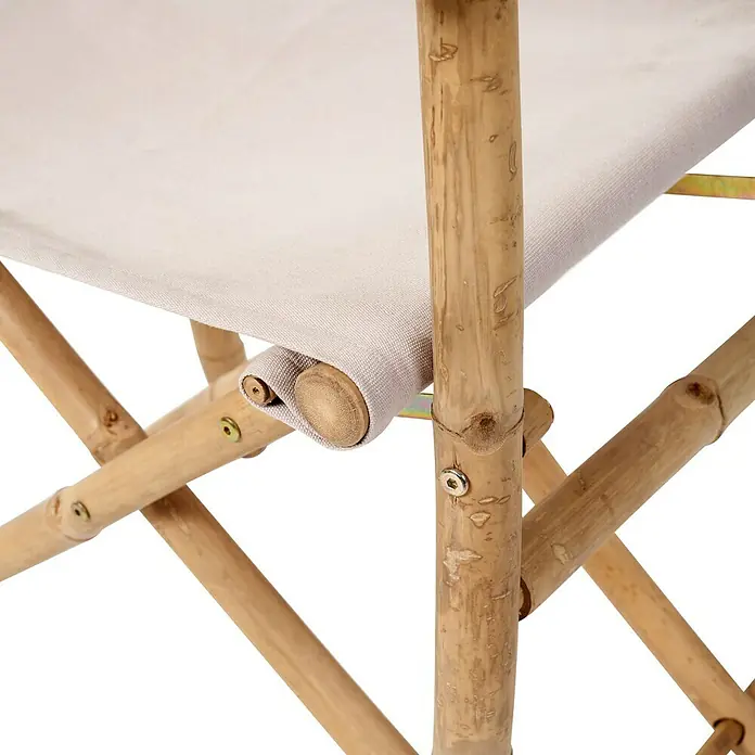 Silla de jardín Kendari - An x Pr x Al: 45 x 58 x 89 cm, Natural