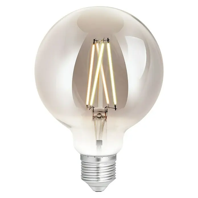 WiZ LED-Leuchtmittel - E27, 7 W, Smoky, G95, 350 lm