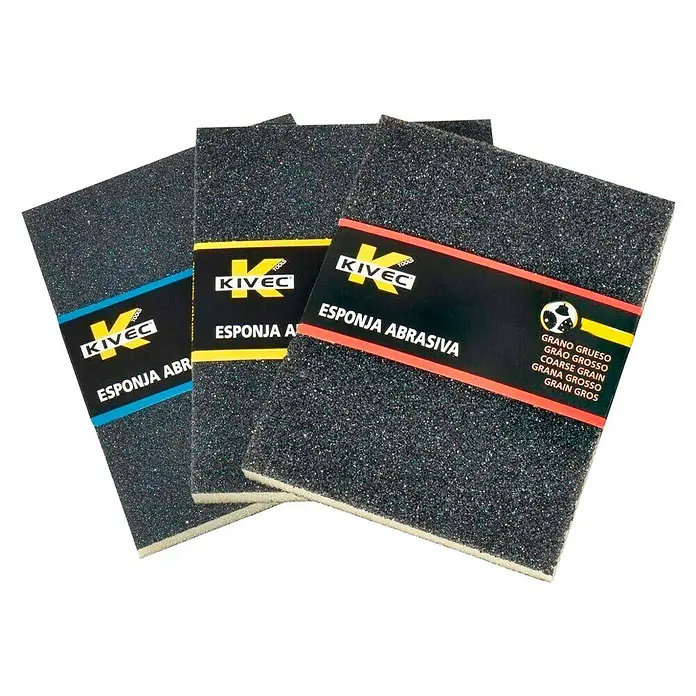 Taco de lijado KV-EFINO - L x An x Al: 12,5 x 10 x 1,2 cm