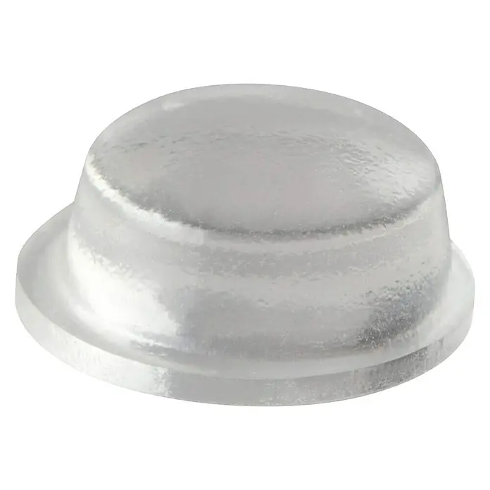 Türpuffer selbstklebend für Wand und Möbel - Ø x H: 11 x 5 mm, Transparent, Inhalt: 4 Stk. - Rechte Seitenansicht