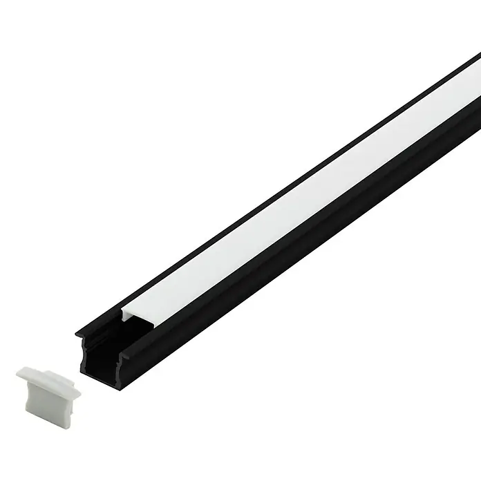 Eglo Profil Recessed Profile 2 - 100 x 2,3 x 1,5 cm, Schwarz, Aluminium - Vorderansicht
