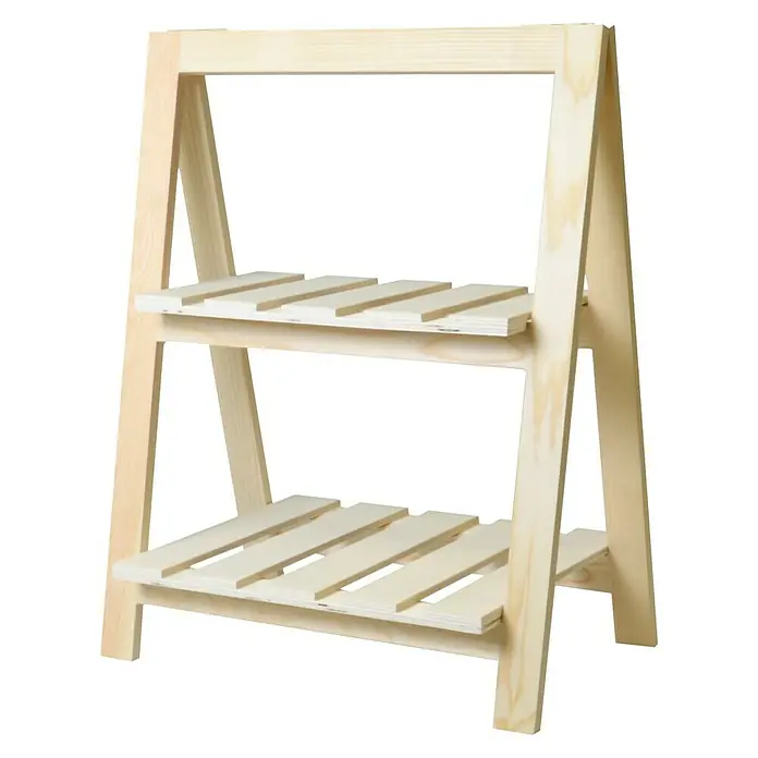 Artemio Estantería dos niveles - L x An x Al: 25 x 41 x 51 cm, Madera