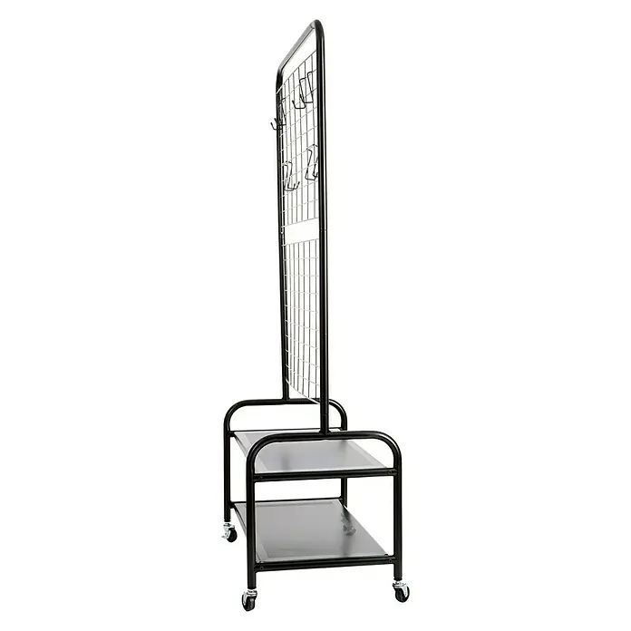 Store It Kleiderwagen - L x B x H: 45 x 167 x 77 cm, Rollen, Metall - Linke Seitenansicht