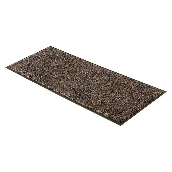 SCHÖNER WOHNEN-Kollektion Sauberlaufmatte Gitter - Anthrazit/Braun, 150 x 67 cm, 100 % Polyamid - Rechte Seitenansicht