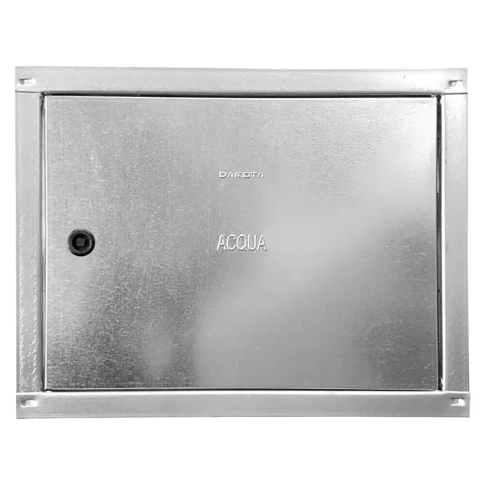 Dakota Puerta de registro para agua - 40 x 50 cm, Zincado