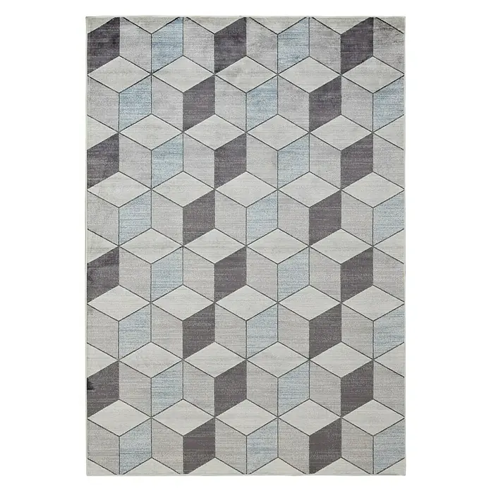 Alfombra Royal Gabeh geométrico - Multicolor, 195 x 135 cm, 100% viscosa