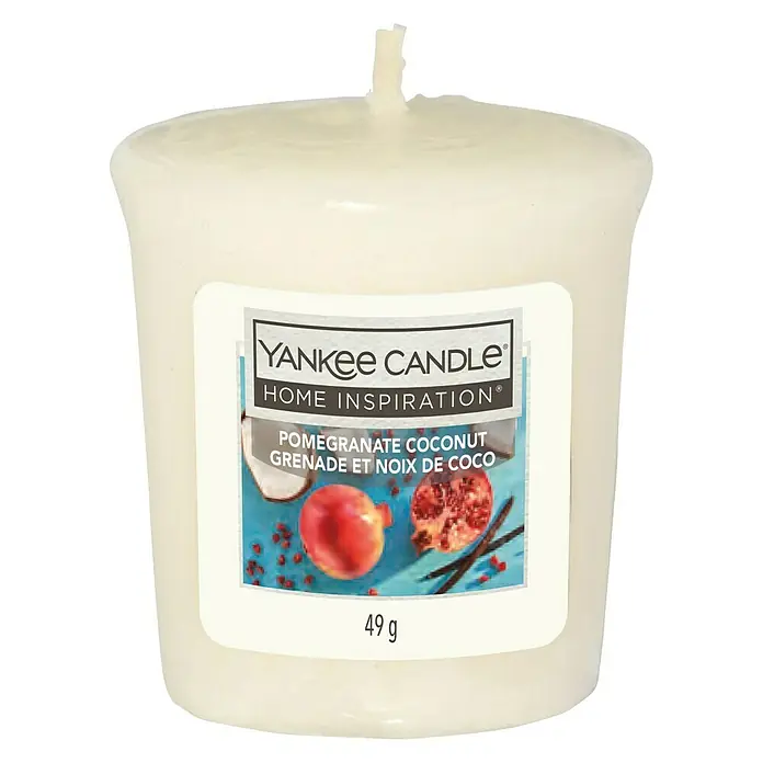 Yankee Candle Home Inspirations Votivkerze - Pomegranate Coconut, 49 g - Vorderansicht