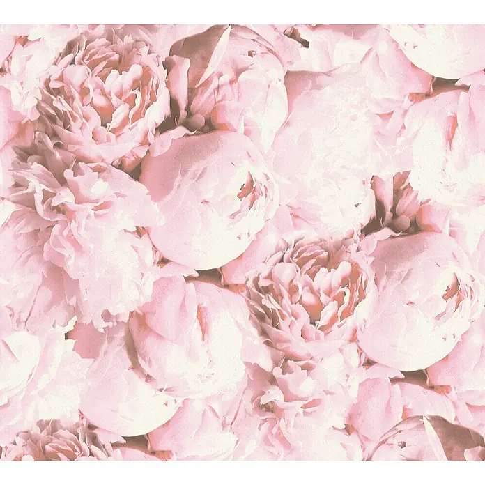 AS Creation Neue Bude 2.0 ED II Vliestapete Pfingstrose - Rosa, Floral, 10,05 x 0,53 m - Detailaufnahme