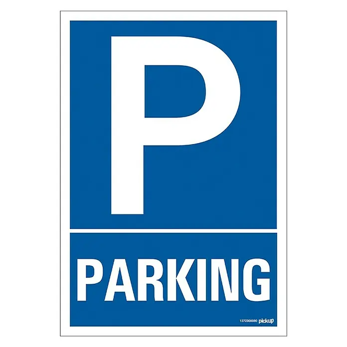 Pickup Señal informativa - Motivo: Parking, L x An: 33 x 23 cm