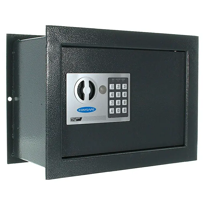 Rottner Wandtresor Wallmatic - Elektronisches Zahlenschloss, 19 x 38 x 28 cm