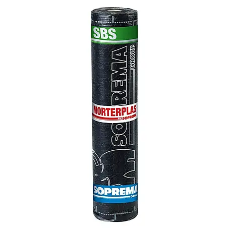 Soprema  Lámina asfáltica Morterplas SBS FV 4 Kg Min