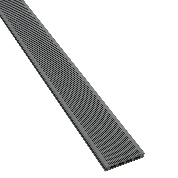 WPC daska za terasu - 300 x 13,5 x 2,1 cm, Tamnosive boje