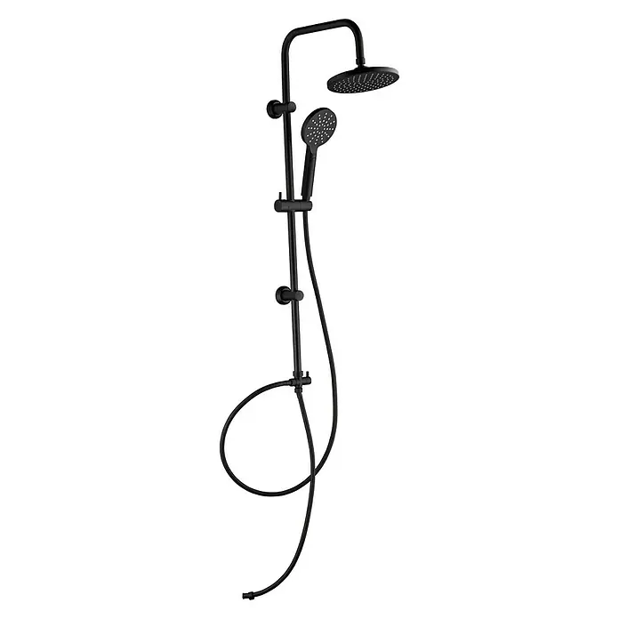 Mixomat Sistema de ducha Selfoss - Con selector, Número de tipos de chorro: 3 ud., Negro