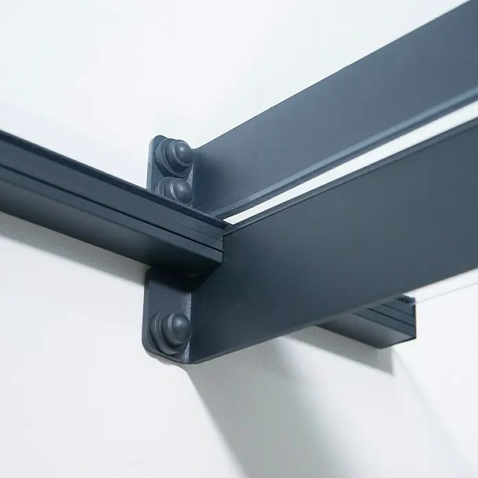 Solid Elements Nadstrešnica za vrata Louisa - 2.055 x 940 x 140 mm, Boja nosača: Antracit siva