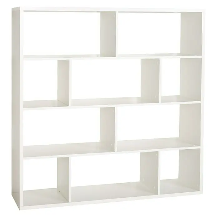 Phönix Toronto Regal - L x B x H: 32,5 x 139 x 139 cm, Weiß - Vorderansicht