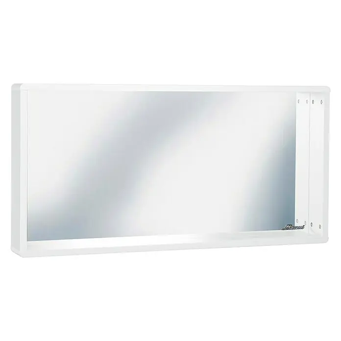 Phönix Miami Wandspiegel - L x B x H: 110 x 13 x 55 cm, Weiß - Vorderansicht