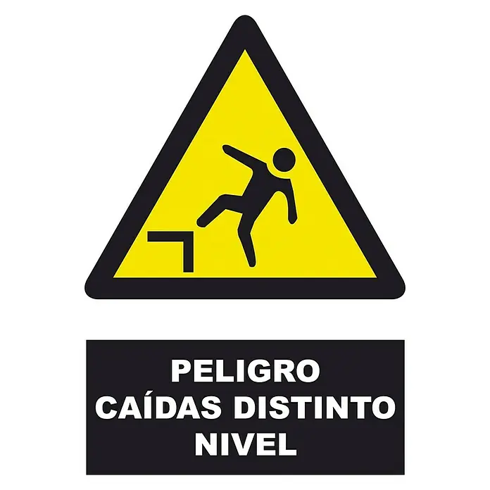 Cartel - Amarillo/Negro, Caídas distinto nivel