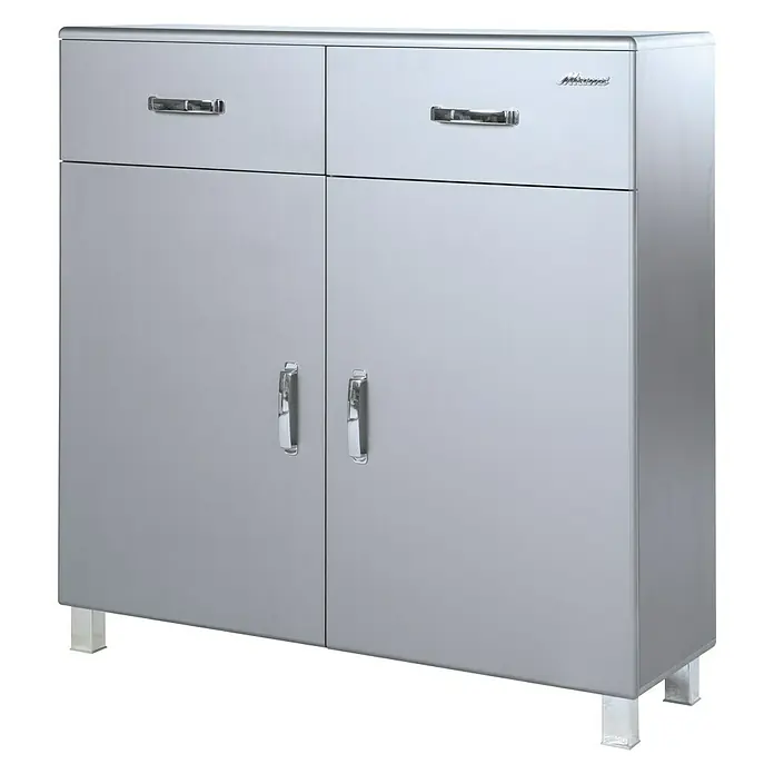 Phönix Miami Schuhschrank - L x B x H: 37 x 110 x 111 cm, Grau, Anzahl Fächer: 2 Stk. - Vorderansicht