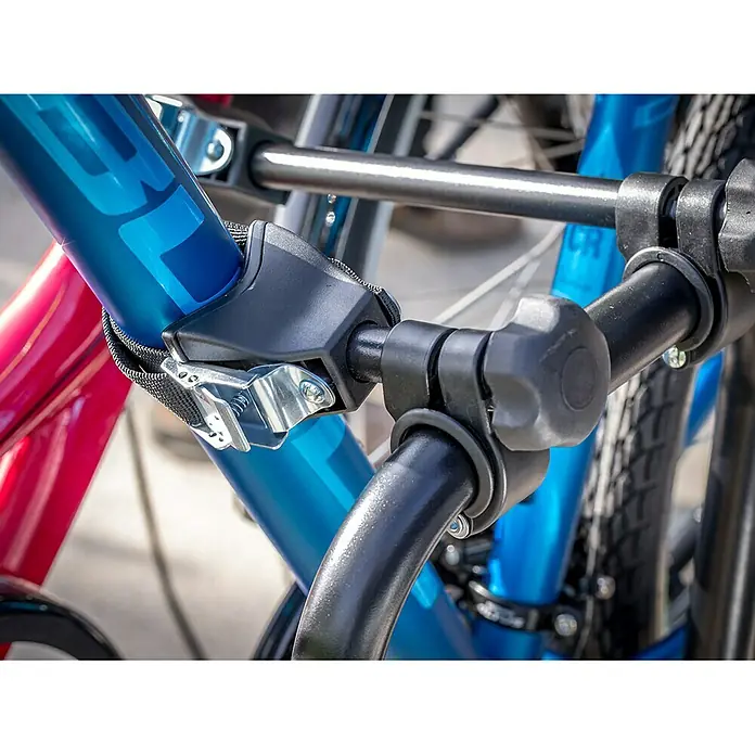 Eufab Fahrradträger Crow - Geeignet für: 2 Fahrräder, Max. Ladegewicht: 50 kg, Passend für: Fahrzeuge mit Anhängerkupplung - Detailaufnahme
